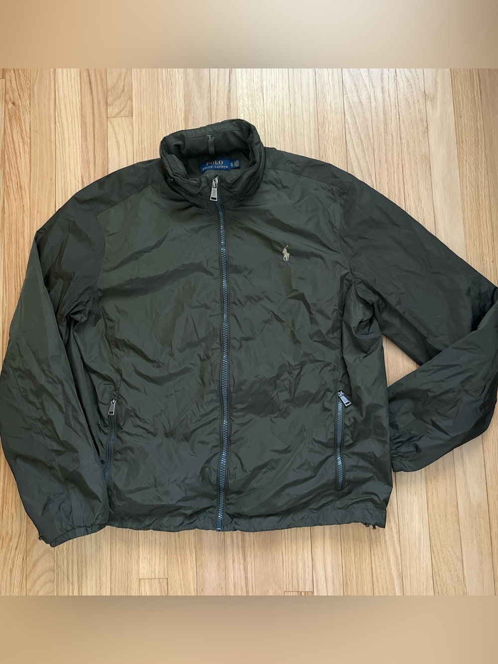 Polo Ralph Lauren Retford Packable Hooded Windbreaker Jacket Green Size XL